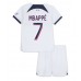 Tanie Strój piłkarski Paris Saint-Germain Kylian Mbappe #7 Koszulka Wyjazdowej dla dziecięce 2023-24 Krótkie Rękawy (+ szorty)